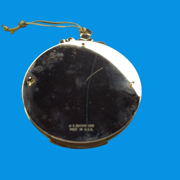 Colorado Ballet Christmas Ornament Gold Color 1990 Dance USA G Duchin - Picture 3 of 5